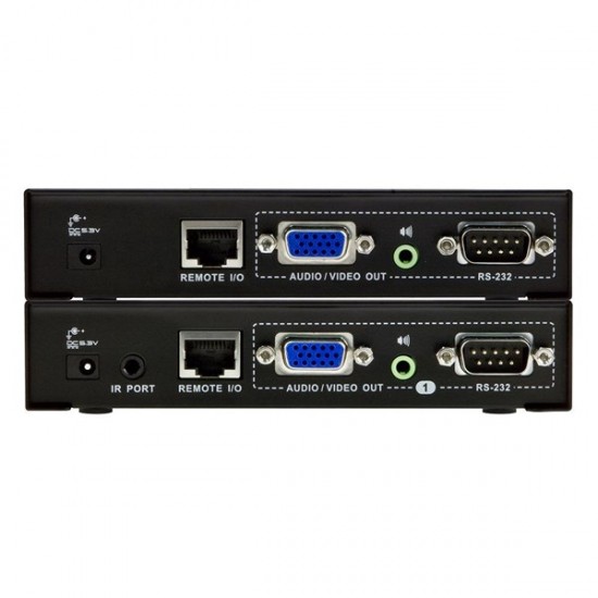 Aten Aten-ve200 Vga/audio/rs-232 Cat 5 Extender With Dual Output (1280 X 1024@200m)