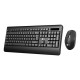 Lenovo Lecoo Kw202 Kablosuz Q Trk Optic Mouse Siyah Standart Klavye - Mouse Set