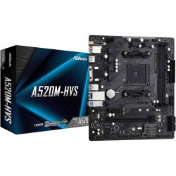 Asrock A520m-hvs Ddr4 Hdmi Pcie 16x V4.0 Am4 Matx