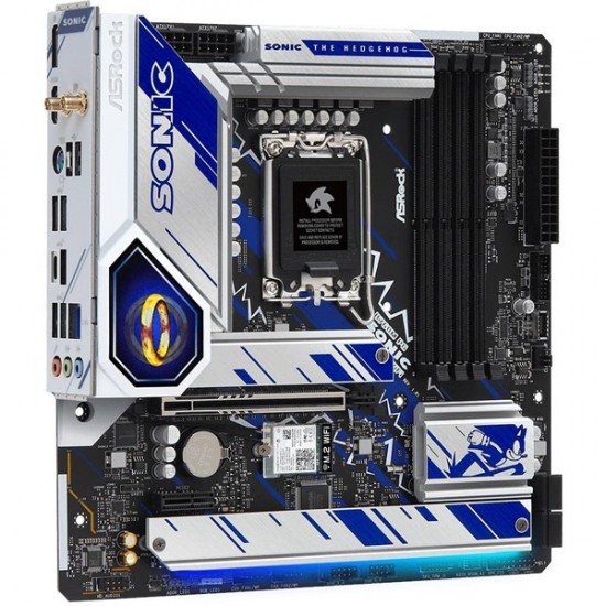 Asrock B760m Pg Sonic Wifi-6e Ddr5 Hdmi-dp Pcie 4.0 1700p Matx