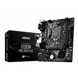 Msi H310m Pro-vdh Plus Ddr4 Hdmi Dvi Pcie 16x V3.0 1151p V2 Matx