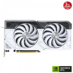 Asus 12gb Dual Rtx4070-o12g-white Gddr6x Hdmi-dp Pcie 4.0