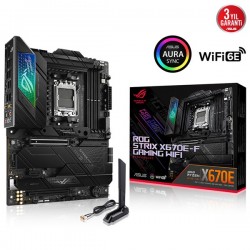 Asus Rog Strix X670e-f Gaming Wifi Ddr5 Hdmi Dp Pcie 16x V5.0 Am5 Atx