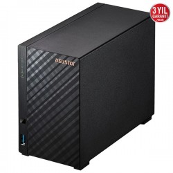 Asustor As1102t Realtek Qc 1 Gb Ram- 2-diskli Nas Server (disksiz)