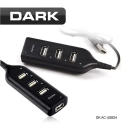 Dark Dk-ac-usb24 4port Usb 2.0 Siyah Usb çoklayıcı Hub