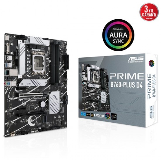 Asus Prime B760-plus D4 Ddr4 Hdmi-dp Pcie 4.0 1700p Atx