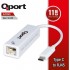 Qport Q-tr45 Gigabit 1port Type-c Ethernet