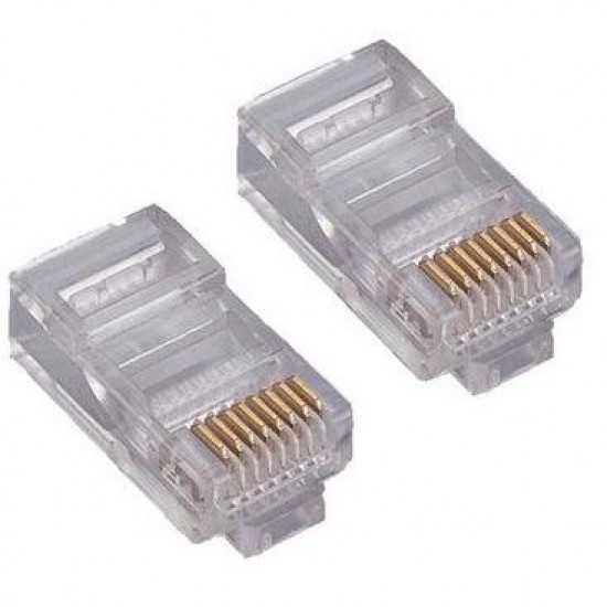 Speed Cat6 Sp-u100 Rj45 100lü Paket Plastik Konnektör