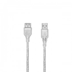 S-link Sl-af2015 Usb2.0 1.5m şeffaf Uzatma Kablo