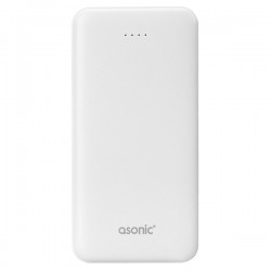 Asonic As-p10 10000mah 2*usb Output Powerbank Beyaz Taşınabilir Pil şarj Cihazı