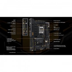 Asus Tuf Gaming A620-pro Wifi-6 Ddr5 Hdmi-dp Pcie 4.0 Am5 Atx