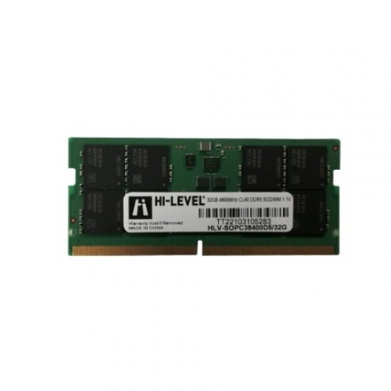 Hi-level 32gb Ddr5 4800mhz Cl40 Notebook Ram Value Hlv-sopc38400d5/32g