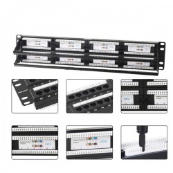 Codegen 2u 48port Cat6 Utp Patch Panel Cod648