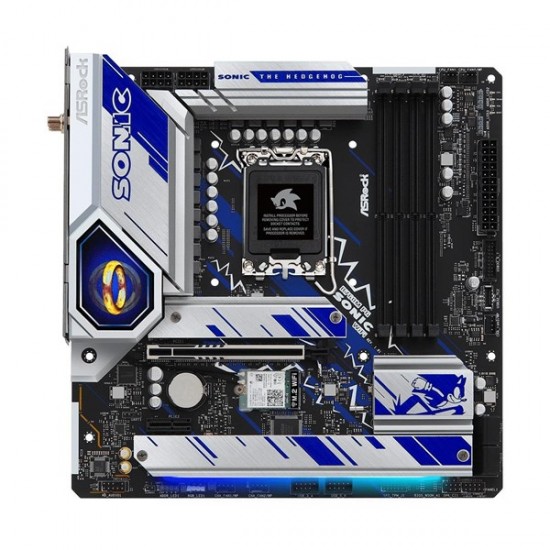 Asrock B760m Pg Sonic Wifi-6e Ddr5 Hdmi-dp Pcie 4.0 1700p Matx