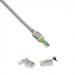 Frisby Cat6a/cat7 Ez Fnw-rj4534n Rj45 70li Paket Metal Konnektör (yeni Nesil)