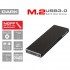 Dark M2 Usb 3.0 Dk-ac-dsem2 Ngff Alüminyum Harddisk Kutusu Siyah