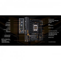 Asus Tuf Gaming B650m-e Gaming Wifi-6e Ddr5 Hdmi-dp Pcie 4.0 Am5 Matx