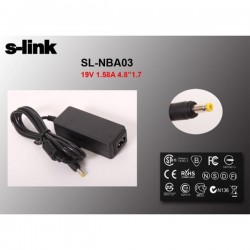 S-link Sl-nba03 30w 19v 1.58a 4.8*1.7 Hp Netbook Standart Adaptör