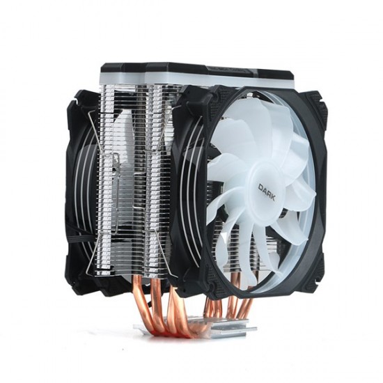 Dark Freezer X129 Dkccx129 Rgb Hava Soğutmalı Am5-1700p Dual Fan Işlemci Fanı