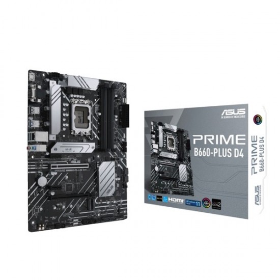 Asus Prime B660m-a D4 Ddr4 M2 Pcie Nvme Hdmi Dp Pcie 16x V4.0 1700p Matx