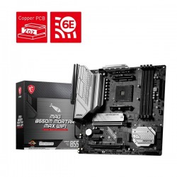 Msi Mag B550m Mortar Max Wifi Ddr4 Hdmi Dp,mdp Pcie 16x V4.0 Am4 Matx