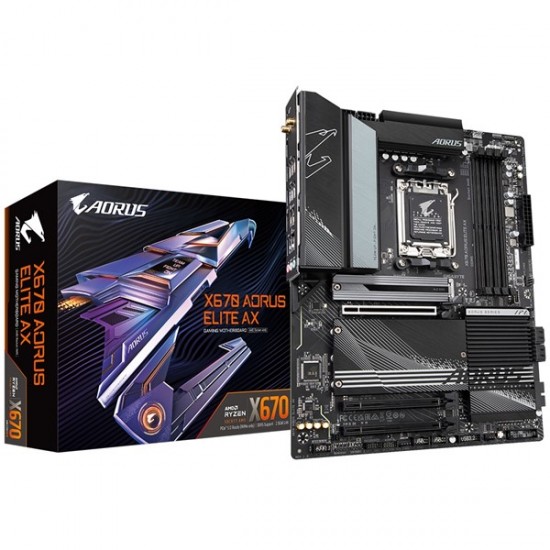 Gigabyte Aorus Elite Ax X670 Ddr5 Hdmi Pcie 16x V5.0 Am5 Atx