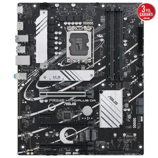 Asus Prime H770-plus D4 Ddr4 Hdmi-dp Pcie 4.0 1700p Atx