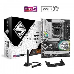 Asrock B650e Steel Legend Wifi-6e Ddr5 Hdmi-dp Pcie 4.0 Am5 Atx