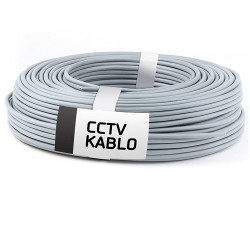 Martel 2+1 100mt Bakır Cctv Kablosu 2x0,22x0,33