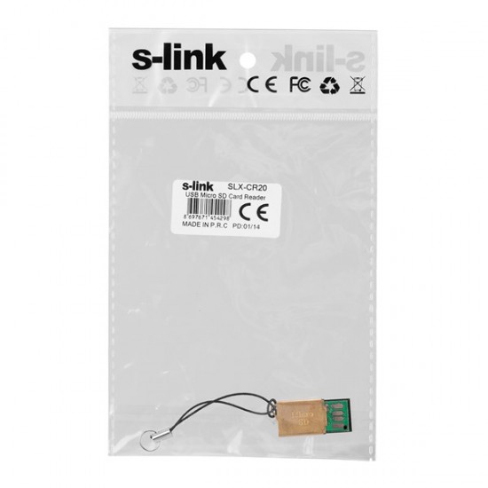 S-link Slx-cr20 Usb Harici Micro Sd Kart Okuyucu