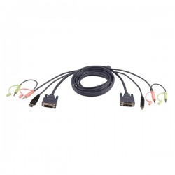 Aten Aten-2l-7d05u 5metre Usb Dvi-d Tek Bağlantılı Kvm Kablosu