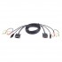 Aten Aten-2l-7d03u 3metre  Usb Dvi-d Single Link Kvm Cable