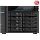 Asustor As6510t Atom C3538 8gb Ram-10-diskli Nas Server (disksiz)