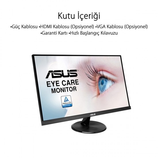 Asus 27" Ips Vp279he 1ms 75hz Hdmi Ev Ofis Tipi Monitör (1920 X 1080)