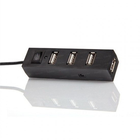 Dark Dk Ac Usb241 4port Usb 2.0 Siyah Usb çoklayıcı Hub Anahtarlı