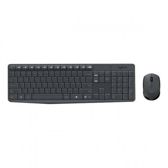 Logitech Mk235 Kablosuz Q Trk Siyah Multimedya Klavye - Mouse Set 920-007925