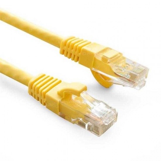 Ods 5m Cat6 Utp Lszh Saf Bakır Sarı Patch Kablo