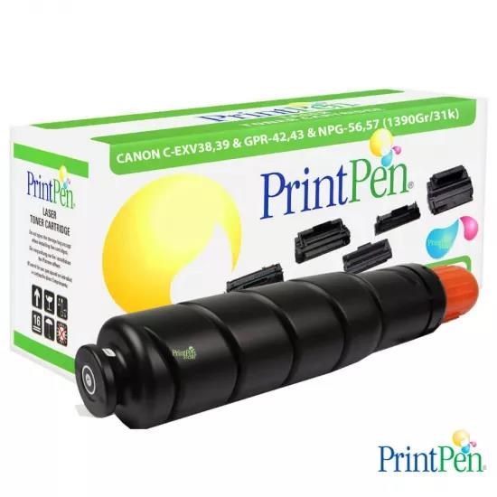 Prıntpen Canon C-exv38,39 & Gpr-42,43 & Npg-56,57 (1390gr/31k)