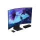 Samsung 55" Va Ls55cg97wnuxuf 1ms 165hz Hdmi-dp Usbc Kavisli Gaming Monitör 3840x2160