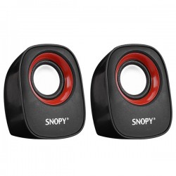 Snopy Sn-120 2.0 Siyah/kırmızı Usb Speaker