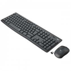 Logitech Mk295 Kablosuz Q Trk Sessiz Siyah Multimedya Klavye - Mouse Set 920-009804