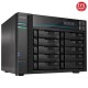 Asustor As6510t Atom C3538 8gb Ram-10-diskli Nas Server (disksiz)