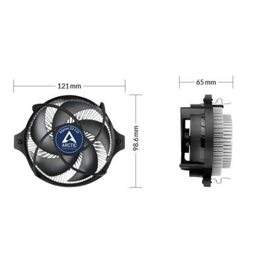 Arctic Alpine 23 Co Ar-acalp00036a Hava Soğutmalı Am4-am5 Işlemci Fanı