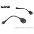 S-lınk Sl-otg20 Usb 15 Cm Af To Am5 Pın Kablo