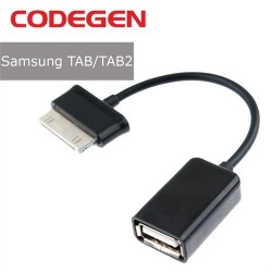 Codegen Samsung Galaxy Tab Usb Otg Kablo Siyah Cdsg-01