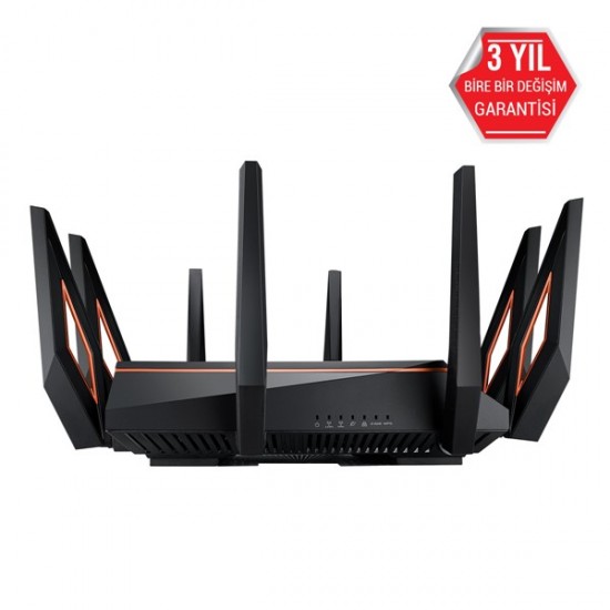 Asus Rog Capture Gt-ax11000 11000mbps Ax11000 Tri Band Ev Ofis Tipi Gaming Router